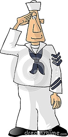 Sailor Cartoon Illustration