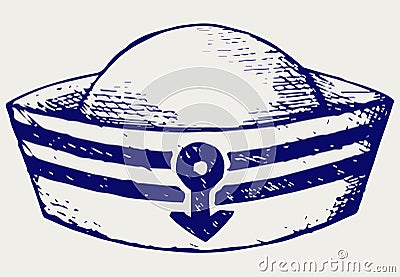 Sailor cap Vector Illustration