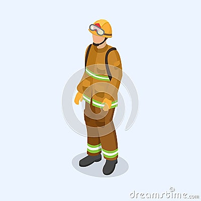 Sailor, firefighter and doctor as professional people. Vector Illustration