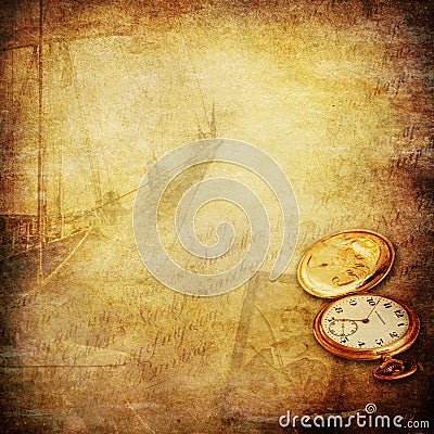 Sailor stories and old times nostalgia background Stock Photo