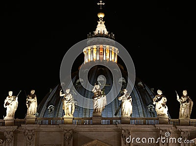 Saint Peters basilica Editorial Stock Photo