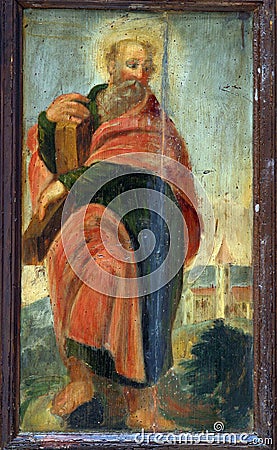 Saint Andrew the apostle Stock Photo