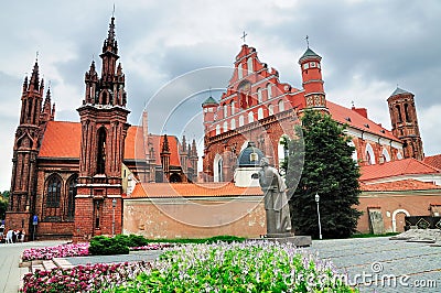 Saint Anna Church, Vilnius Editorial Stock Photo