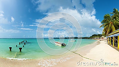 Saint Anne beach, Guadeloupe, French West Indies, Stock Photo