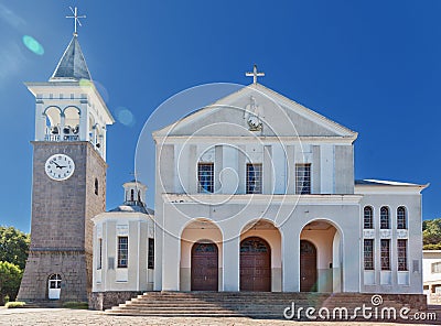 Saint Anthony Church in Nova Padua Brazil Stock Photo