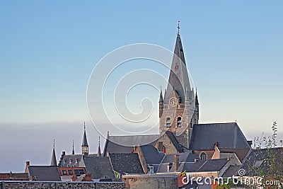 Saint Bartolomew church in Geraardsbergen, Belgium Stock Photo