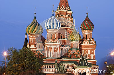 Saint Basils cathedral, Moscow Stock Photo