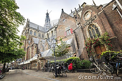 The saint Bavo Church in Haarlem, The Netherlands Stock Photo
