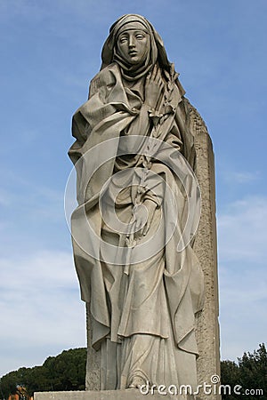 Saint Catherine of Siena Editorial Stock Photo