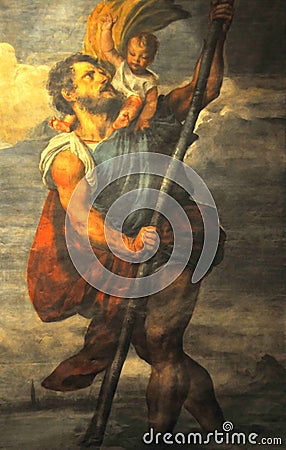 Saint Christopher Stock Photo