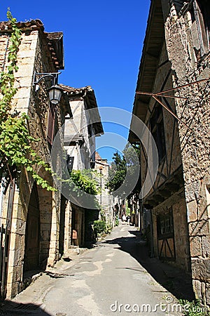 Saint-Cirq-la-Popie - France Stock Photo