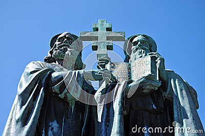 Saint Cyril and Methodius Stock Photo