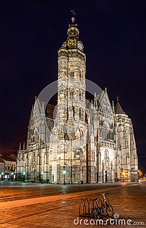 Saint Elizabeth's Cathedral in city Kosice, Slovakia Stock Photo