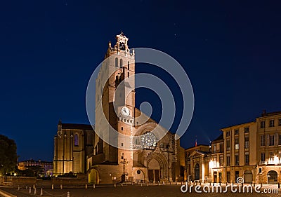 Saint Etienne cathedral in Toulouse, France Stock Photo