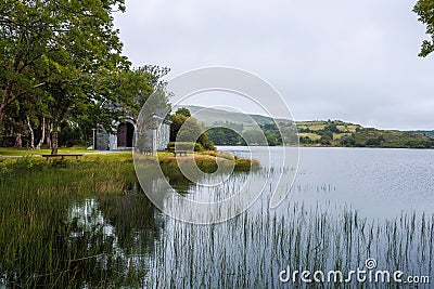 Saint Finbarr`s Oratory chapel in county Cork, Ireland Stock Photo