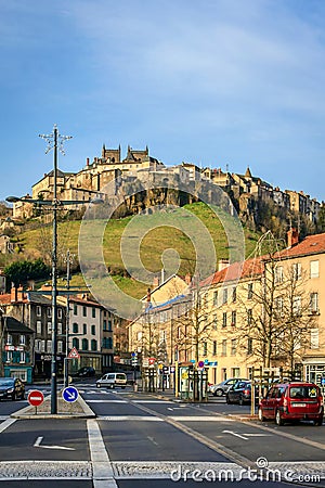 Saint Flour, Cantal, Auvergne-RhÃ´ne-Alpes, France Editorial Stock Photo