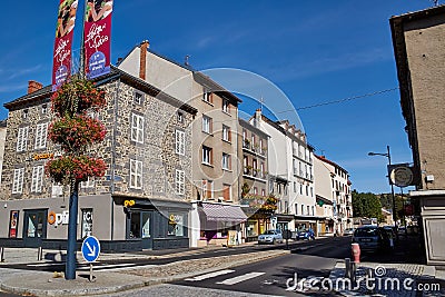 Saint Flour, Cantal, France Editorial Stock Photo