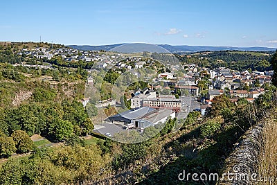 Saint Flour Panoramic view Editorial Stock Photo