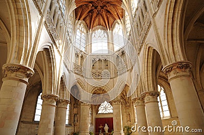 Saint Gervais church of Falaise in Normandie Stock Photo