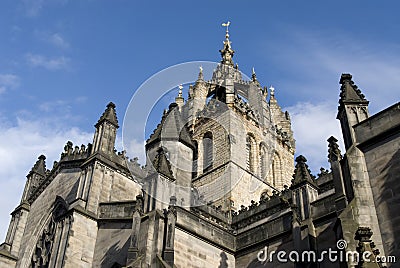 Saint Giles Cathedral. Edinburgh. Stock Photo