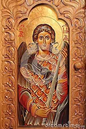 Saint Great Martyr George - Sfantul Gheorghe Stock Photo