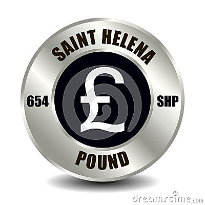 Saint Helena pound SHP Vector Illustration