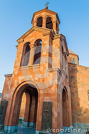 Saint Hovhannes Church in Yerevan, Armen Stock Photo