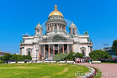 Saint Isaac Cathedral Editorial Stock Photo