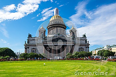 Saint Isaac`s Cathedral Editorial Stock Photo