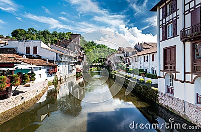 Saint-Jean-Pied-de-Port Stock Photo