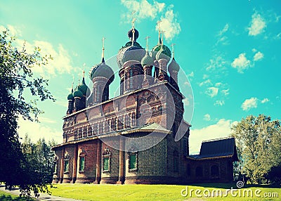 Saint John the Baptist church in Tolchkovo Stock Photo