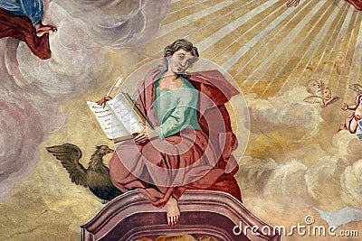 Saint John the Evangelist Stock Photo