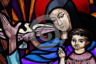 Faith and religion. Catholic church Editorial Stock Photo