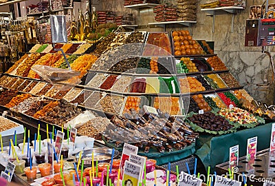 Saint Joseph Market Rambla Barcelona Editorial Stock Photo