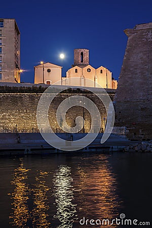 Saint-Laurent Church in Marseille Stock Photo