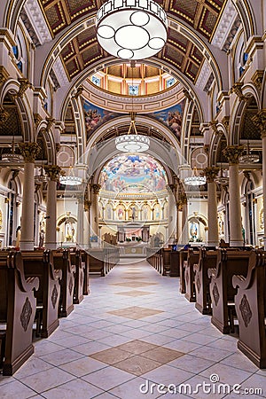 Saint Leonard Parish in Boston Stock Photo