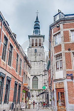 Saint Loup Baroque in Namur, Belgium Editorial Stock Photo