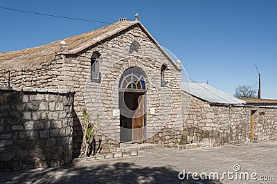 Saint Lucas Church, Toconao, Chile Stock Photo