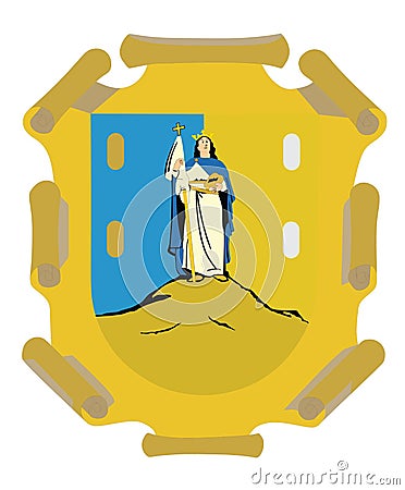 Saint Luis Potosi coat of arms , Mexico. Stock Photo