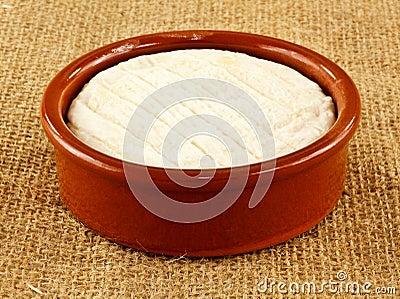 Saint marcellin cheese Stock Photo