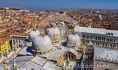 Saint Mark's Cathedral Neighborhoods Venice Italy Stock Photo