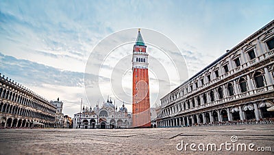 Saint Mark square in Venice Italy Stock Photo