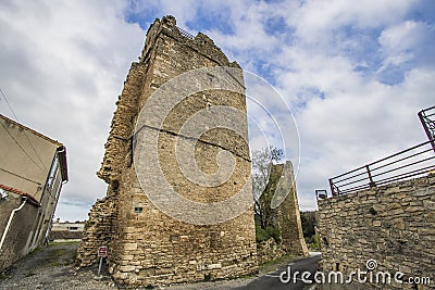 Saint-Martin-le-Vieil, France Stock Photo