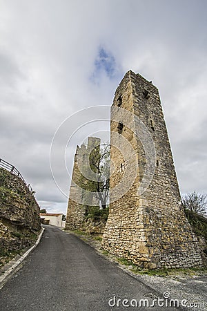 Saint-Martin-le-Vieil, France Stock Photo