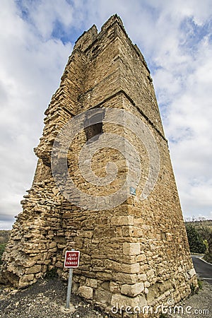 Saint-Martin-le-Vieil, France Stock Photo