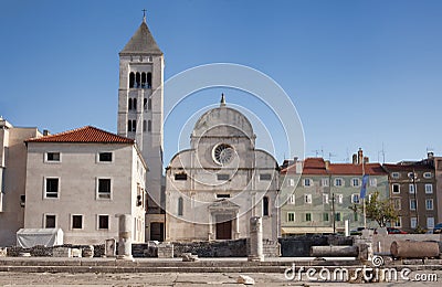 The saint Mary church Stock Photo