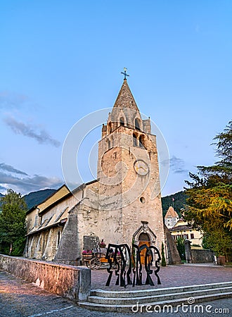 The Cloitre Church in Aigle, Switzerland Editorial Stock Photo