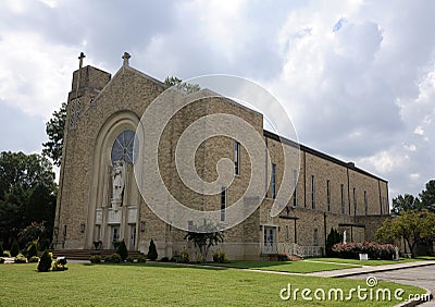 Saint Michael Catholic Church, Memphis, TN Editorial Stock Photo
