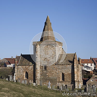 Saint Monans Cemetery Stock Photo