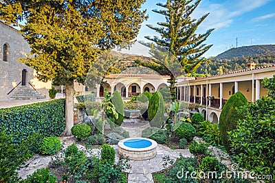 Saint Neophyte Monastery, Paphos, Cyprus Stock Photo